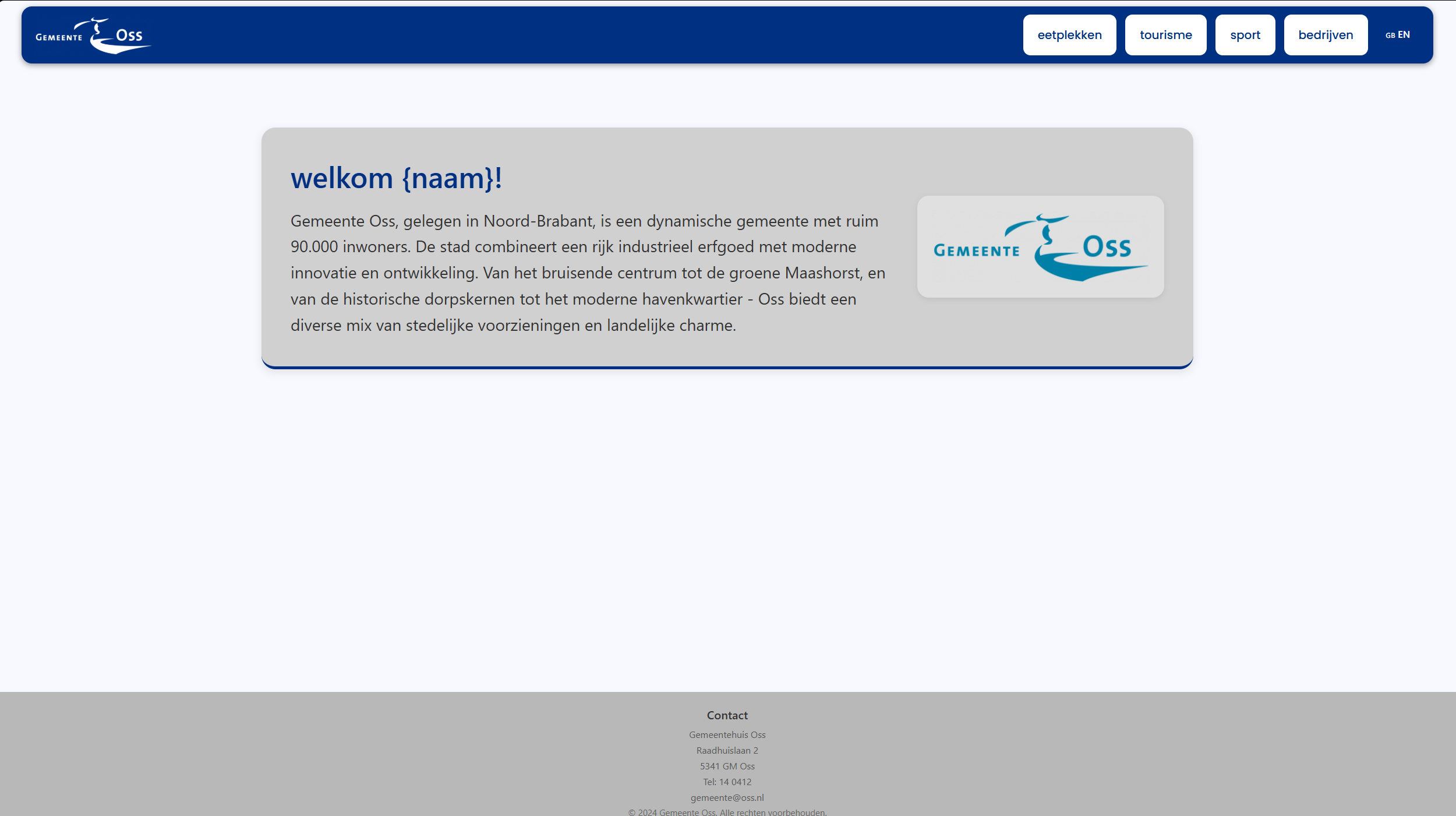 gemeente website screenshot